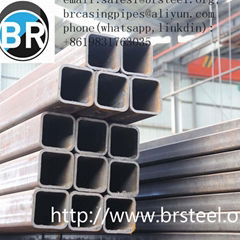 hollow section structural rectangular galvanized square steel pipe/tube