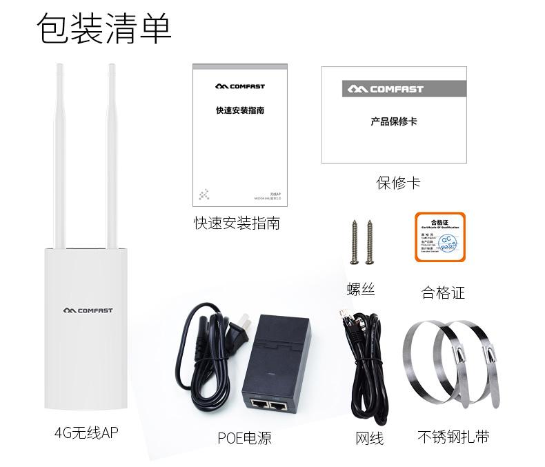 4G路由室外AP插SIM卡全網通用  5