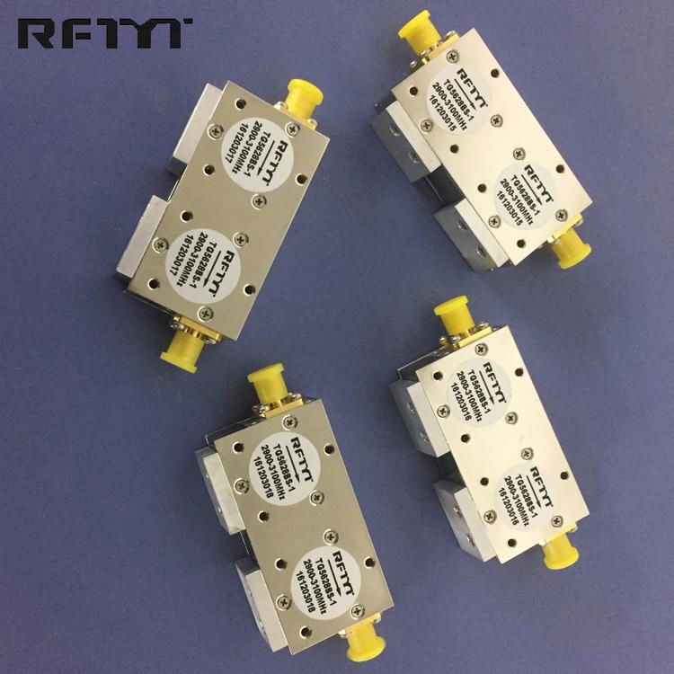 RFTYT RF Microwave Dual Junction Isolator 60MHz-18GHz Up to 300W Power 2