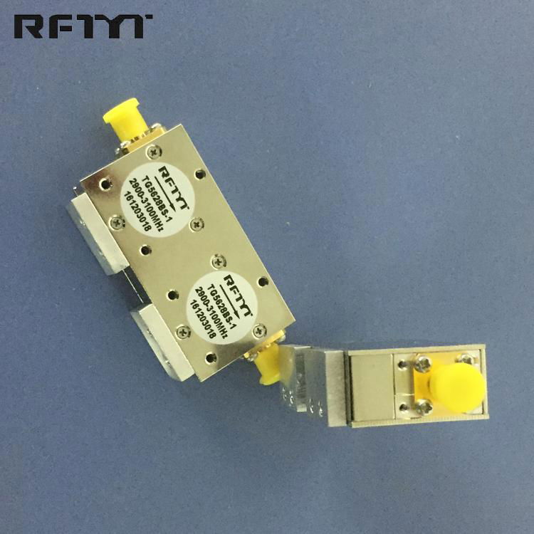 RFTYT RF Microwave Dual Junction Isolator 60MHz-18GHz Up to 300W Power 3