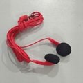 2018 new products earphone 3.5mm cheap disposable airline /bus earphone cover 3