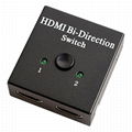 廠家直銷hdmi雙向2進1出切換器 HDM1進2出 4K/2.0