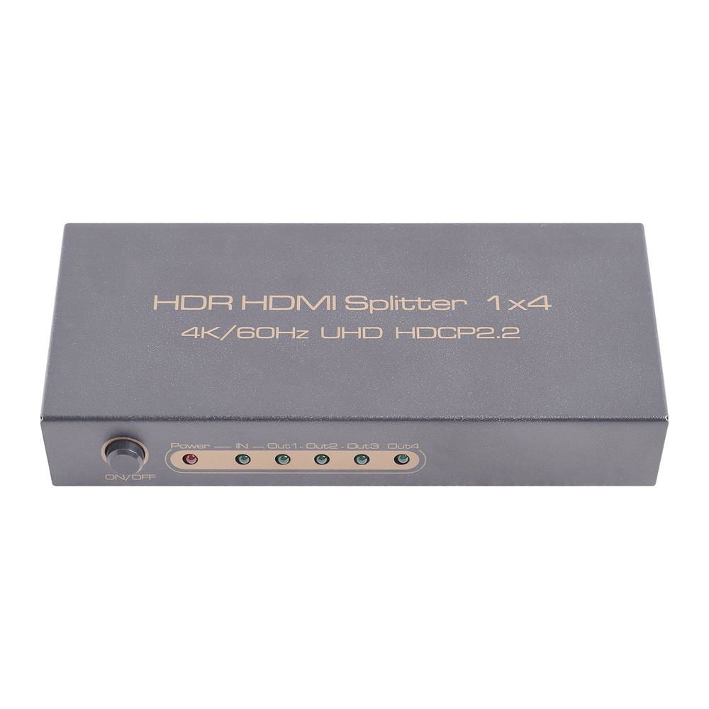 超高清HDMI分配器1X4 HDMI分配器一进四出 4Port HDMI分配器 4