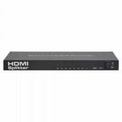 HDMI 分配器1x8 HDCP 2.2  4K/60Hz 