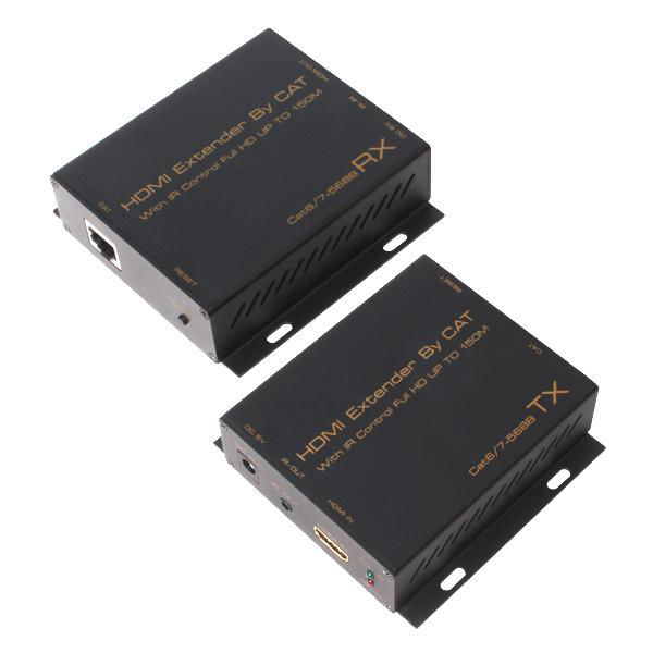 HDMI單網線150米延長器 TCP-IP延長器 2