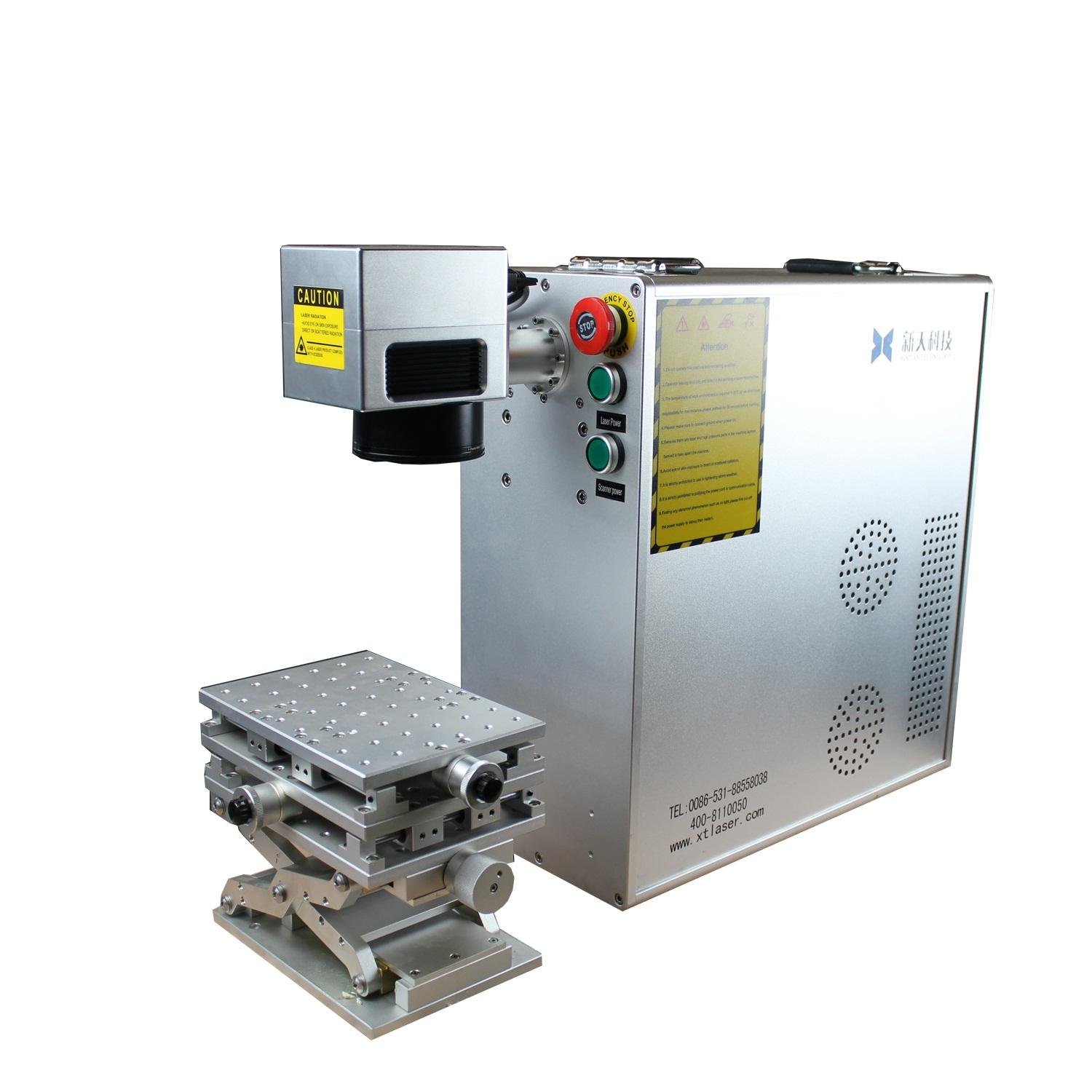 Metal fiber laser marking machine from China