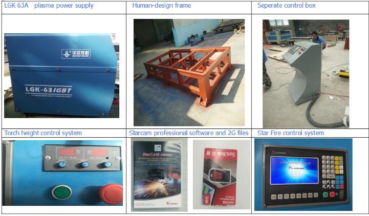 CNC plasma cutting machine with Torch Height Controller 2