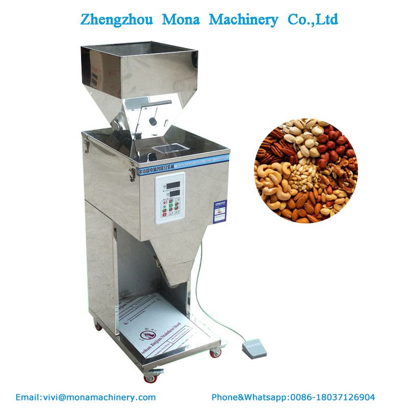 Double heads food rice grain dog food dispenser granular metering weighing machi 4