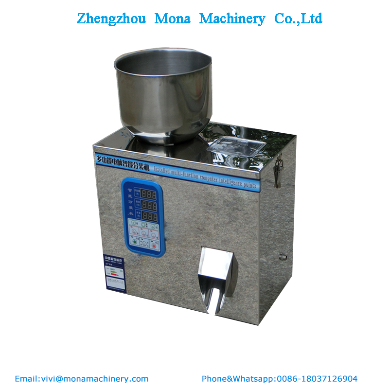 Double heads food rice grain dog food dispenser granular metering weighing machi