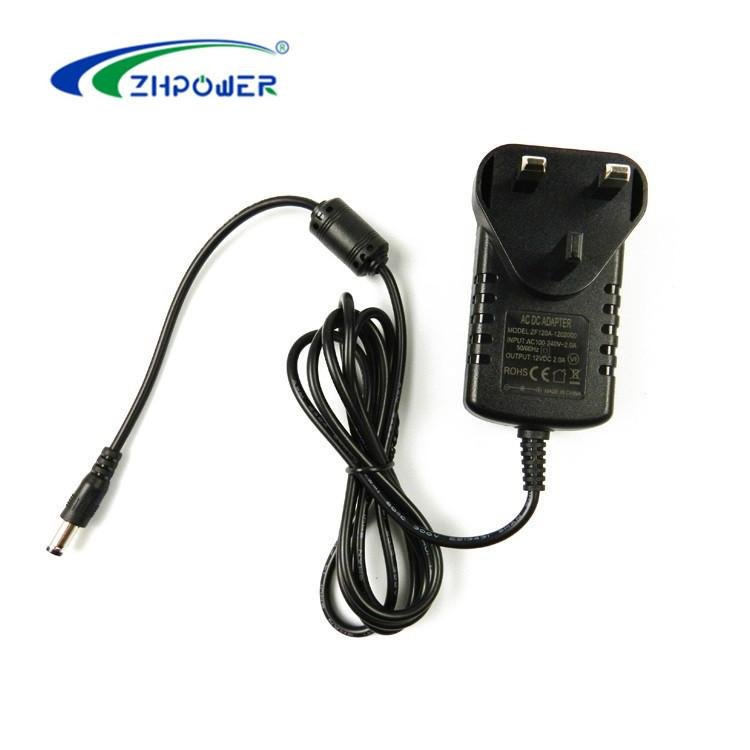 Wall mount adaptor 12v/ 24v 1a 2a 3a 4a 5a ac dc power adapter with Certificate 3