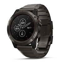 Garmin Fenix 5X Plus 51mm Sapphire Carbon Gray DLC Titanium&Titanium Band 