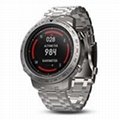 Garmin fenix Chronos Steel GPS Watch with Brushed Stainless Steel Band 1