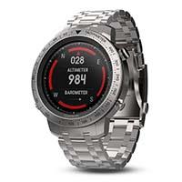 Garmin fenix Chronos Steel GPS Watch with Brushed Stainless Steel Band