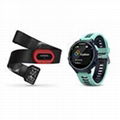 Garmin Forerunner 735XT HRM4-Run Multisport GPS Watch Midnight&Frost Blue Bundle 1