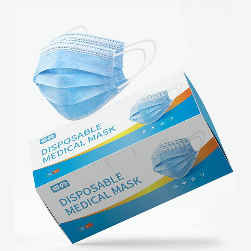 Disposable Face Mask 3 Ply With Earloop Health Medical Mask 2