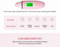 Portable Beauty Care Tool Skin Oil Tester Pen Digital Skin Moisture Meter 2