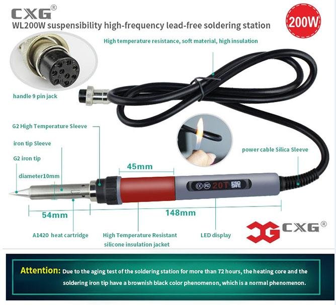 300W High Frequency Soldering Station Electric Circuit Board Soldering iron kit  4