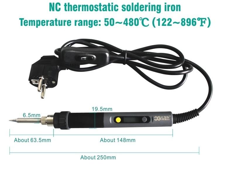  Adjustable Thermostat Temperature Soldering Iron Tools 60w 3