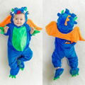 Baby Kids Clothing Winter Halloween Blue Dragon Dinosaur Outfits Cosplay Party C