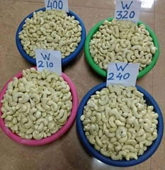 CASHEW NUTS WITHOUT SHELL WHOLE WHITE