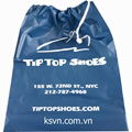 LDPE Custom Plastic Cotton Drawstring Bags