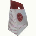 PO Top Folded Die Cut Handle Plastic Bag