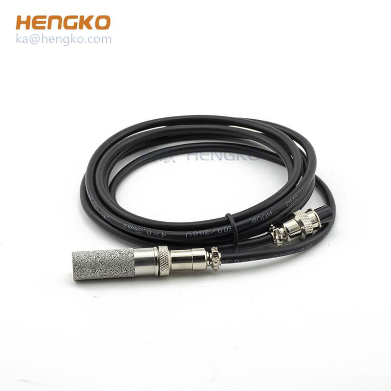 waterproof SHT soil moisture sensor with 4-pin cable  4