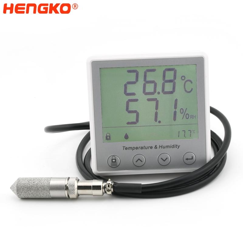 waterproof SHT soil moisture sensor with 4-pin cable 