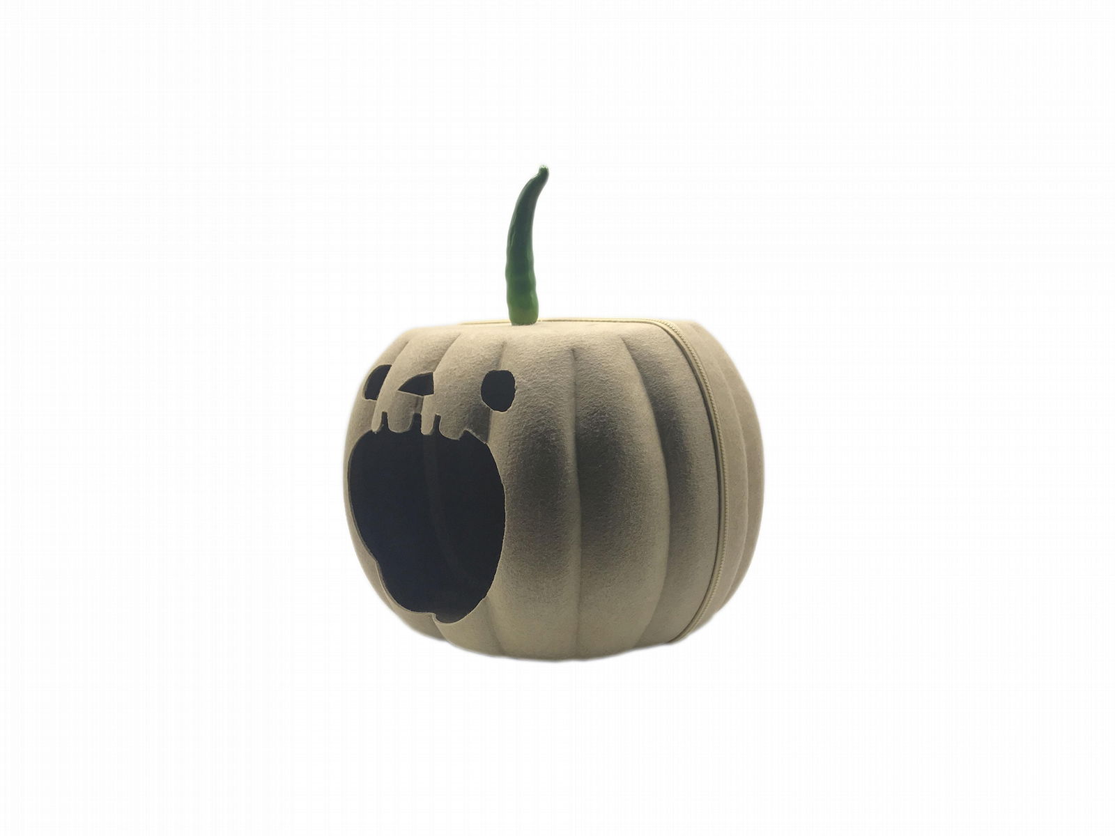 Felt Cat Cave Pet House Dog Bed Lovely Pumpkin Shape