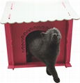 Felt Cat Cave Pet House Dog Bed Lovely Pumpkin Shape 5