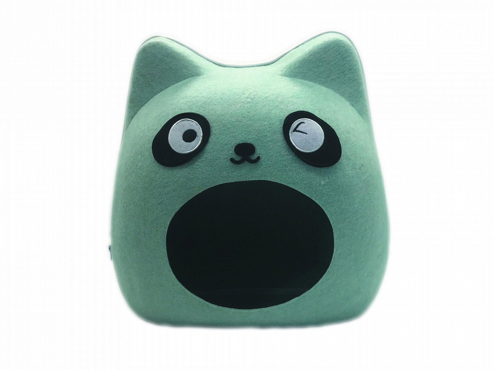 Felt Cat Cave Pet House Dog Bed Lovely Panda Shape 2