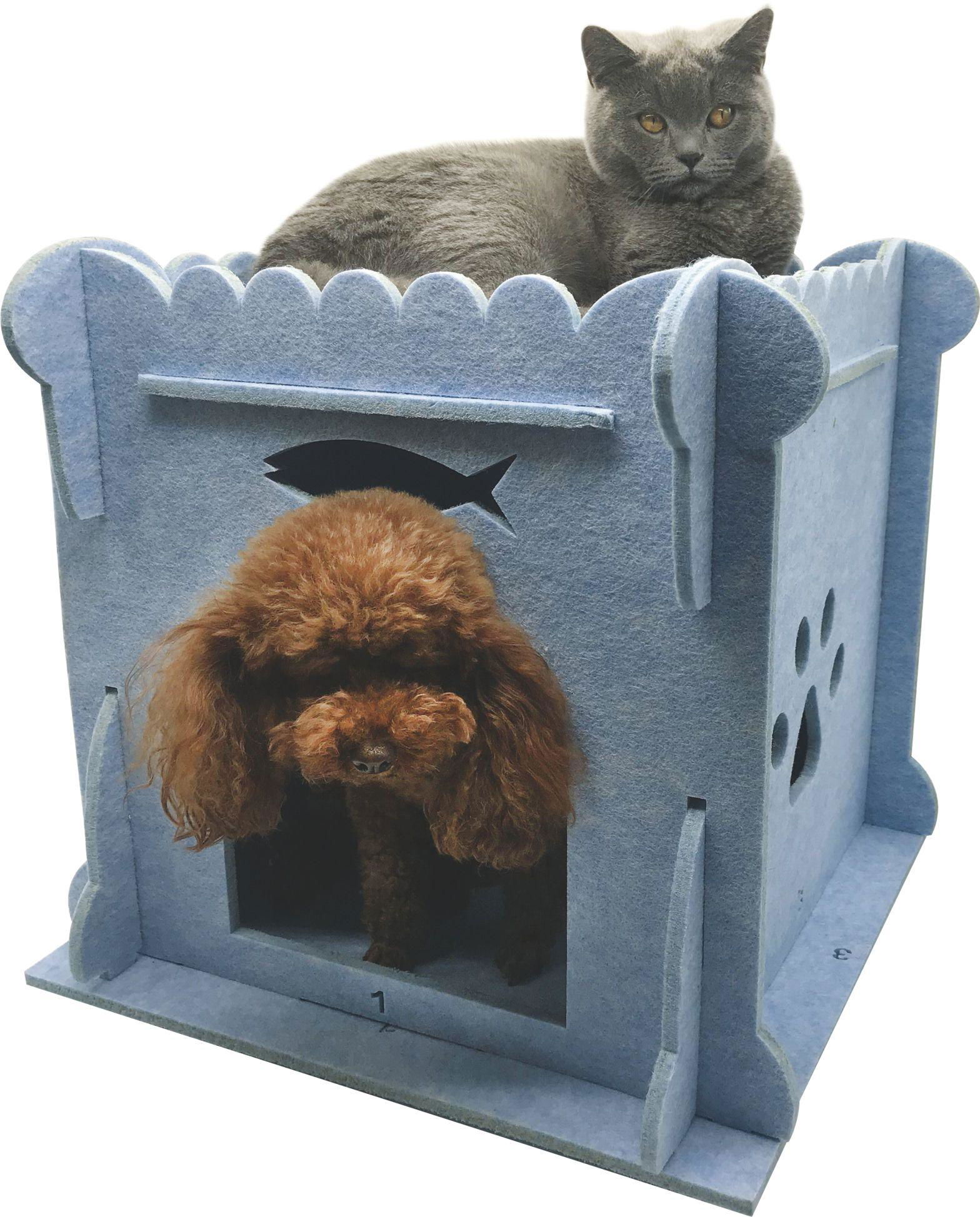 Felt Cat Cave Pet House Dog Bed Lovely Panda Shape 5