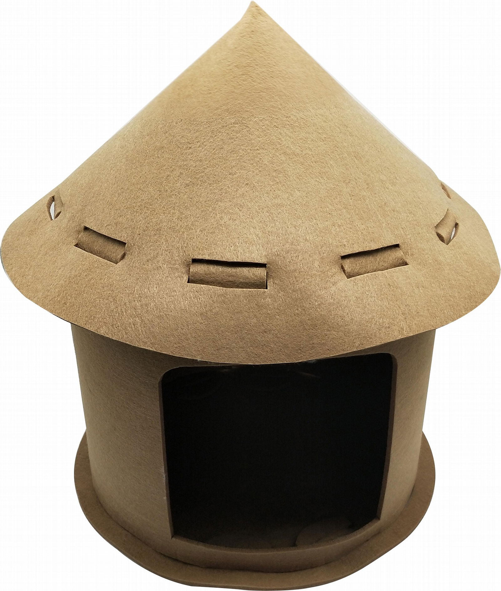 New Arrival Luxury Felt Assembled Cat House 5