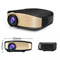 Topkey 2019 smart projector android LED LCD 1080p WIFI projector  3