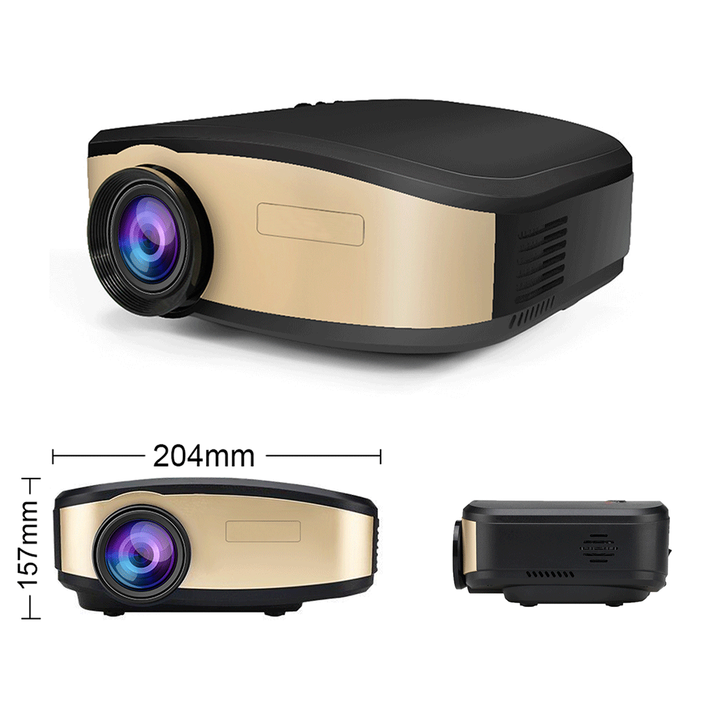 2019 New Arrivals Home Theater System Portable LED Mini HD Proyector  3