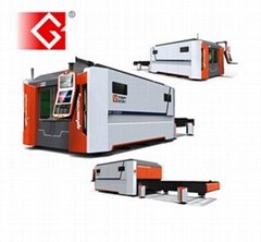 2500w Raycus IPG Nlight fiber laser metal sheet cutting machine 