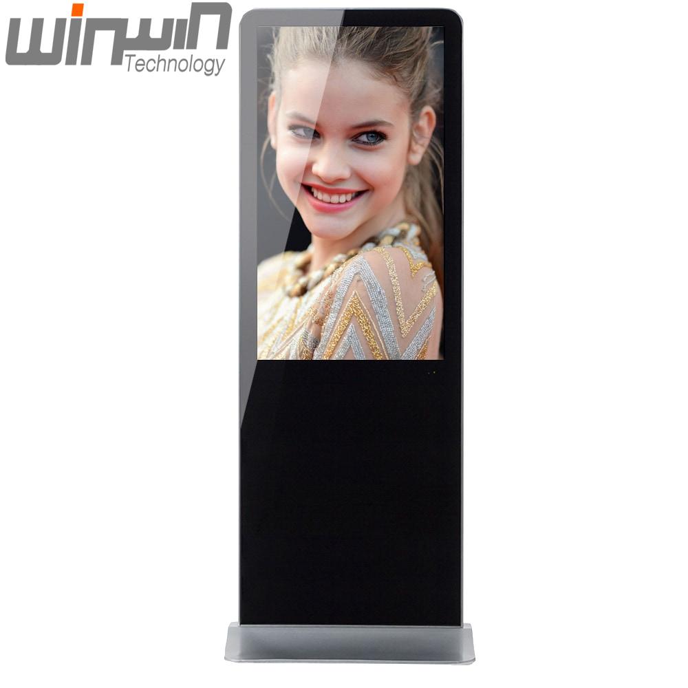 Cheapest 49 inch floor stand digital signage player lcd  totem  kiosk