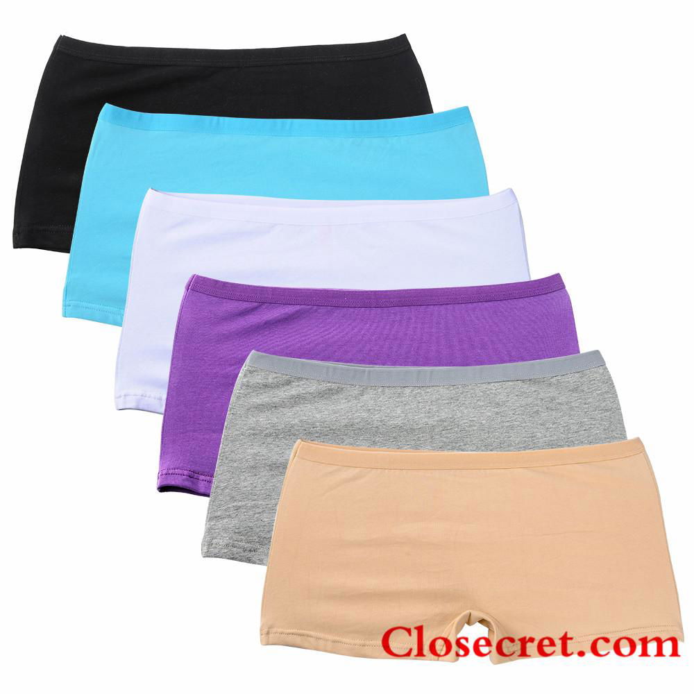 Closecret Lingerie Women's Comfort Soft Boyshorts Stretch Cotton Panties 