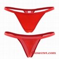 Closecret Women’s Sexy Panties Cotton Thongs Pack of 6pcs G-string in 6 Colors 2