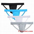 Closecret Men's Athletic Supporter Performance Jockstrap Thong Underwear 3