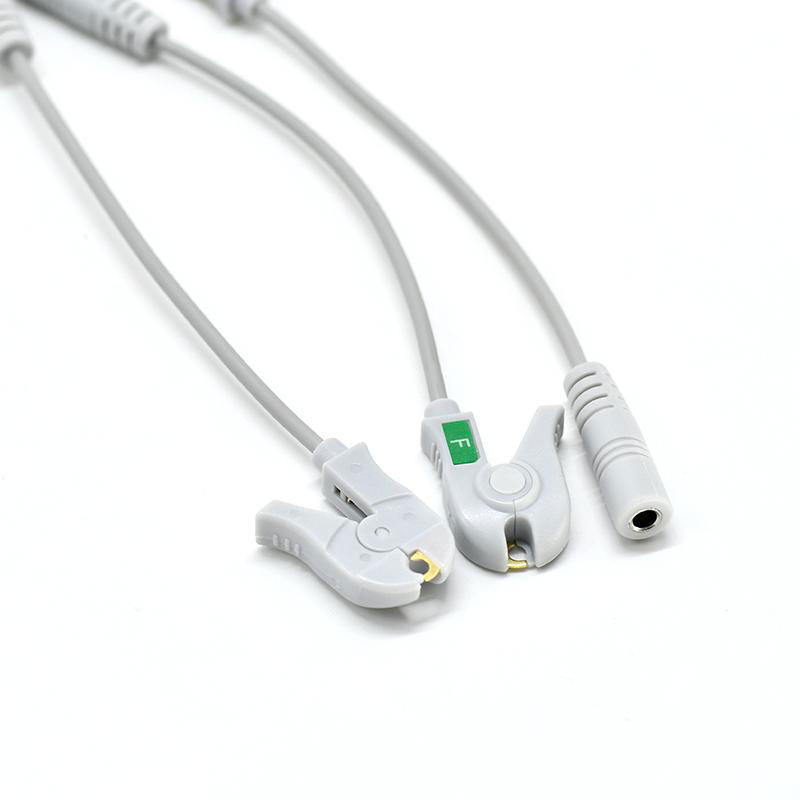 ECG machine dedicated 4.0 banana plug-in clip-type electrode adapter 4