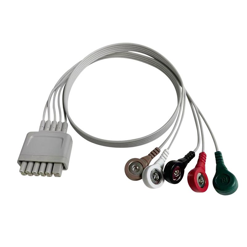 Compatible with Mindray TD60 telemetry 5-lead cable 5