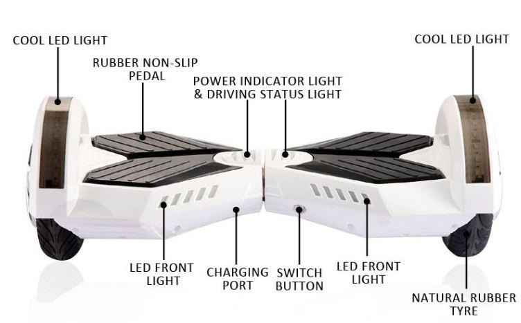 8 inch self-balancing  electric scooter  segway 3