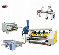 Single Facer Corrugated Cardboard Production Line