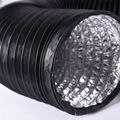 8" 10m black&white pvc aluminum flexible air duct 1