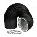 8" 10m black&white pvc aluminum flexible air duct 2