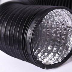 Ventilation PVC aluminum combi non-insulated flexible round duct