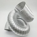 HVAC Systems Parts Semi Rigid Flexible Aluminum Pipe Exhaust Hose Aluminum Ducti