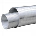 HVAC Systems Parts Semi Rigid Flexible Aluminum Pipe Exhaust Hose Aluminum Ducti 2