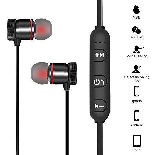 Headphones Headset Sports Stereo Wireless Bluetooth Earphone For iPhone X Xmas